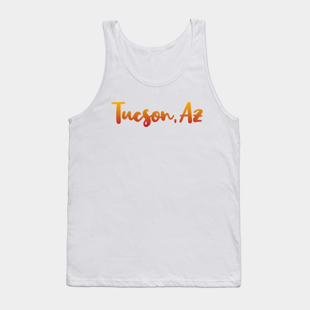 Tucson Arizona map  Arizona tourism Tucson AZ Tank Top by BoogieCreates